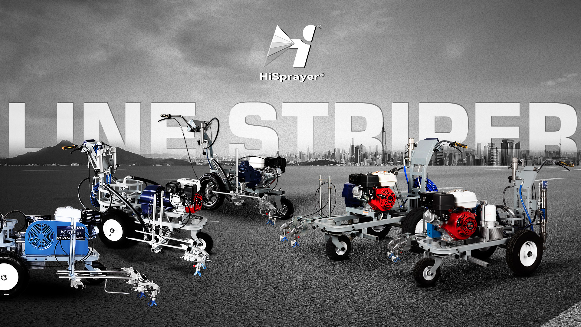 HiSprayer Road Marking Machine Family Introduction: The game-changer of Line Striping Business