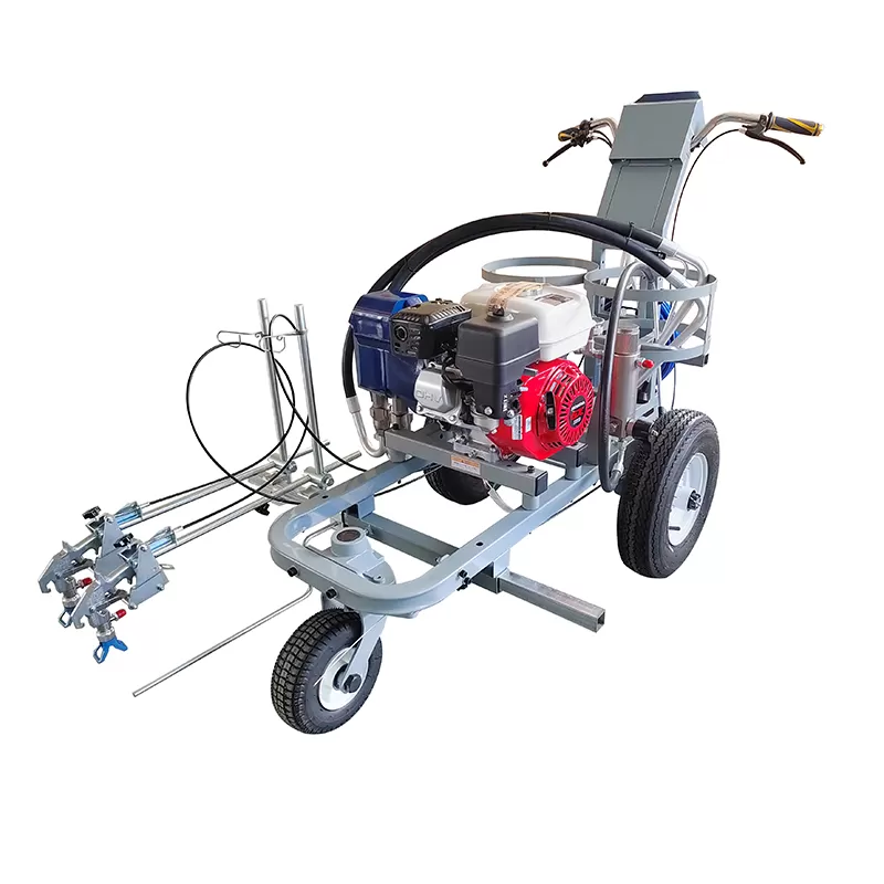 traffic striping machine
