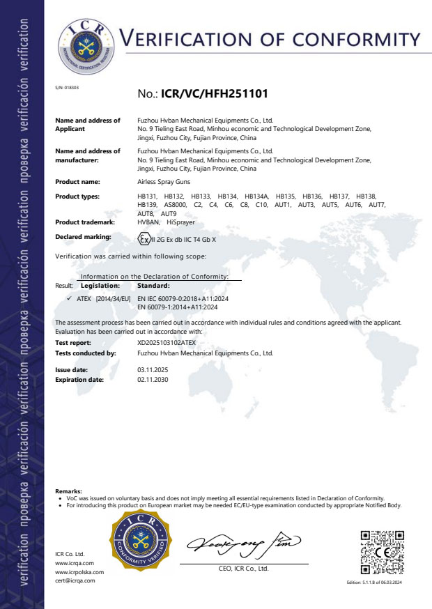HVBAN certificate honor 5